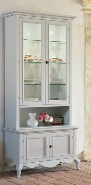 base 2 porte con alzata 2 ante vetro mobilificio torino e rivoli