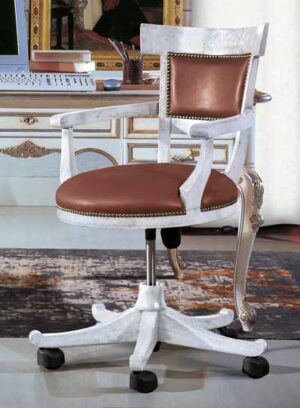 poltroncina girevole bianca mobilificio torino e rivoli