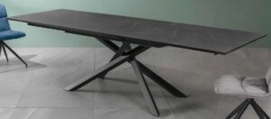 tavolo top hpl marmo nero gambe metallo mobilificio torino e rivoli